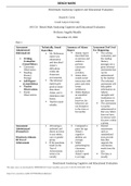 Summary SPD 531- Bench Mark Analyzing Cognitive and Educational Evaluation- Grand Canyon University Course SPD 531 Institution SPD 531 SPD 531- Bench Mark Analyzing Cognitive and Educational Evaluation- Grand Canyon University/SPD 531- Bench Mark Analyzin