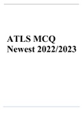 ATLS MCQ AND answers 2021