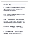 EMT ICS COMPLETE COMPILATION BUNDLE|ALL GRADED A