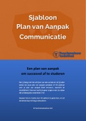 Plan van Aanpak Communicatie | Sjabloon & Voorbeeld | Hbo