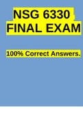 NSG 6330 FINAL EXAM