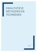 uitgebreide samenvatting kwalitatieve methoden en technieken