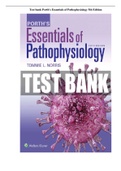 Test bank Porth's Essentials of Pathophysiology 5th Edition