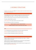 Summary Chemistry for the IB Diploma Coursebook chapter 2