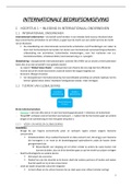 Samenvatting  Internationale Bedrijfsomgeving KULeuven Schakeljaar Handelswetenschappen 2022-2023