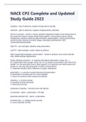 NACE CP2 Complete and Updated Study Guide 2023 