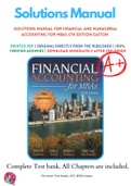 Solutions Manual For Financial and Managerial Accounting for MBAs 6th Edition Easton 