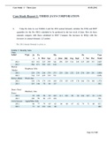 SOC 200 - Case Study Report 1: THREE JAYS CORPORATION; Complete solution| Latest 2023/2024.