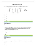 Psych 355 Exam 2 with Verified Answers