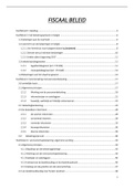 Samenvatting Fiscaal Beleid 3de jaar KMO-Management KdG