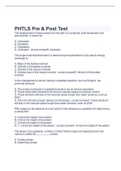 PHTLS Pre & Post Test 2023 with complete solution questions and answers