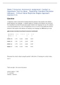 MATH 399 Week 7 Knewton Homework Assignment; Conduct a Hypothesis Test for Mean - Population Standard Deviation Unknown - Critical Value (Section 9.5)