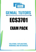 ECS3701 EXAM PACK 2023