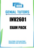 INV2601 EXAM PACK 2022