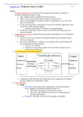 MGMT 101 Midterm Study Guide/ MGMT 101 Midterm Study Guide