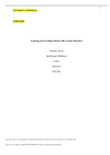 NURS 6630 Week 6 Assignment: Assessing and Treating Patients With Anxiety Disorders_Examined Case Study: A Middle-Aged Caucasian Man With Anxiety