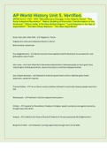 AP World History Unit 5, Verrified. APWH Unit 5 1750 - 1870 "Revolutionary Changes in the Atlantic World" "The Early Industrial Revolution" "Nation Building & Economic Transformation in the Americas" "Africa, India, & the New British 