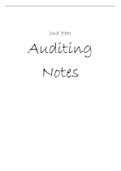 Auditing second year 