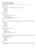 CHAPTER 4: SENSATION AND PERCEPTION Exam Elaborations Questions and Answers , Case Scenarios, Essays CHAPTER 4 ONLY (Introducing Psychology 5th Edition, Schacter Test Bank)