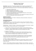 Chamberlain College of Nursing NR142 Exam 1 Study Guide