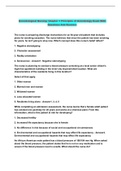 Gerontological Nursing- Chapter 1 Principles of Gerontology Exam With Questions And Answers