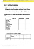 WGU D236 Pathophysiology Section 1 Lesson 4: Integumentary Pathophysiology Study Guide