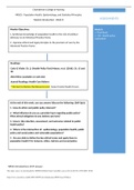 Week 8 Introduction NR503 Jan/Chamberlain College of Nursing NR503: Population Health, Epidemiology, and Statistical Principles Weekly Introduction: Week 8