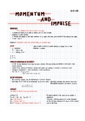 Grade 12 IEB Momentum and impulse notes