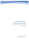 Samenvatting Internationale Bedrijfsomgeving 