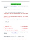 CHEM 103 Final Exam (Latest-2023)/ CHEM103 Final Exam / CHEM 103 General Chemistry Final Exam/ CHEM103 General Chemistry Final Exam: Portage Learning |100% Correct Q & A|