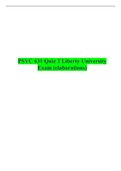 PSYC 631 Quiz 2 Liberty University Exam (elaborations)
