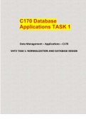 C170 Database Applications TASK 1