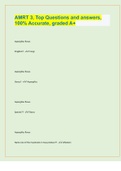 AMRT 3, Top Questions and answers, 100% Accurate, graded A+   Aspergillus flavus Kingdom? - -Fungi  Aspergillus flavus Genus? - -Aspergillus  Aspergillus flavus Species?? - -flavus  Aspergillus flavus Name one of the mycotoxins it may produce?? - -Aflatox