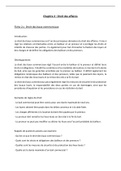 Fiche 2.c. Droit des affaires - Droit des baux commerciaux Droit Commercial