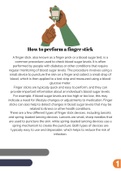 NCLEX notes how to perform a finger stick