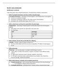 Bio 230 (Genes and genomics) - Exam 2 Study Guide 