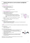 Samenvatting medisch technische en communicatieve vaardigheden