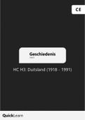 Historische Context Duitsland in Europa (1918 - 1991) | compleet