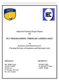 training report of plcproject report of plc