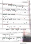 CSS Hand written Notes