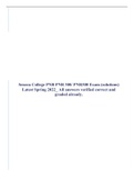 Seneca College PNR PNR 300/ PNR300 Exam (solutions) Latest Spring 2022_ All answers verified correct and graded already.