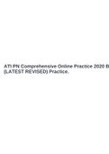 ATI PN Comprehensive Online Practice 2020 B (LATEST REVISED) Practice.