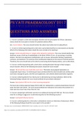 PN VATI PHARMACOLOGY 2017 QUESTIONS AND ANSWERS