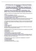 ATI Primary Care, Art and Science of Advanced Practice Nursing - Test Bank, Cirrhosis and Liver Failure, Questions and Answers with Explanations, 100% Correct, Download to Score A