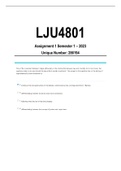 LJU4801 Assignment 1 Semester 1 2023