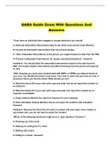 QABA Guide Exam With Questions And Answers