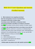 WGU D115 Unit 6 Questions and Answers 2023 (Verified Answers)