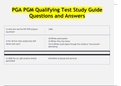 Package Deal For All PGA PGM Files 2022/2023, All Verified Solutions/PGA PGM Qualifying Level STUDY BUNDLE PACK SOLUTION (Questions and Answers )(2022/2023) (Verified Answers)