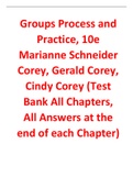 Groups Process and Practice, 10e Marianne Corey, Gerald, Corey (Test Bank)