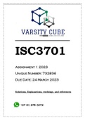 ISC3701 Assignment 1 2023  (732836) quiz